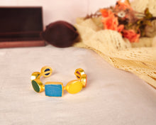 Load image into Gallery viewer, Gold Plated Brick Bracelet
