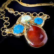 Load image into Gallery viewer, Gold Plated Evil Eye Necklace
